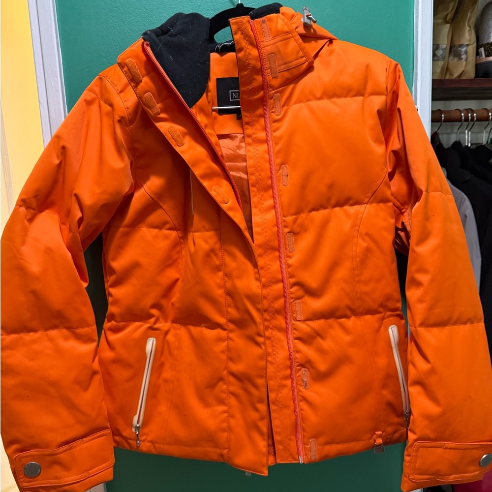 Ski jacket? It’s warm and it’s orange